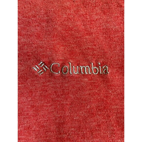 Columbia Omni-Wick Red Heather T-Shirt Large Performance Outdoor Activewear - Picture 7 of 7